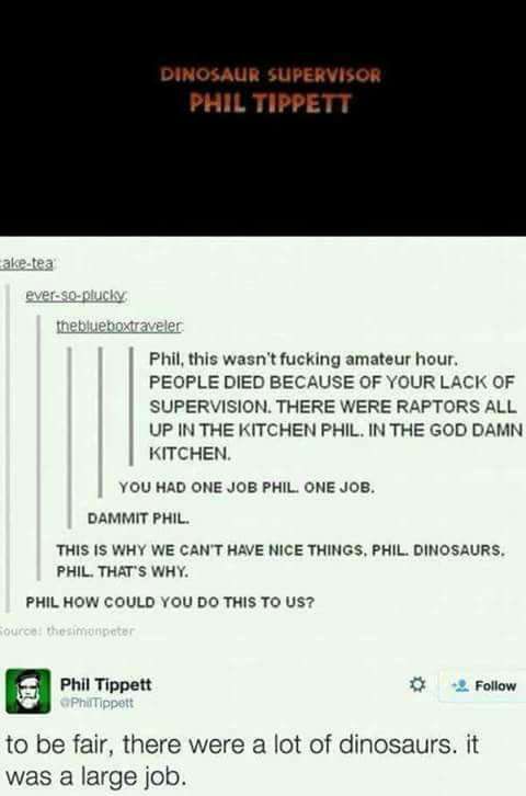 Dammit Phil you had one job!
