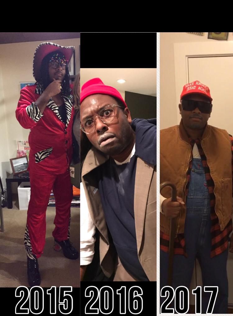 Last few years I've been a different Chappelle show character on Halloween. Perfect choice for 2017
