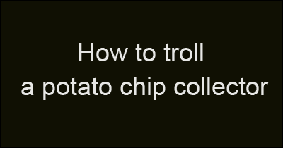 Johnny Carson pranks a Potato Chip Collector