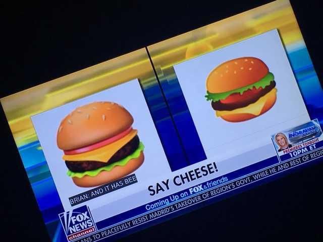 Meanwhile, Fox & Friends debates where the cheese goes in a cheeseburger