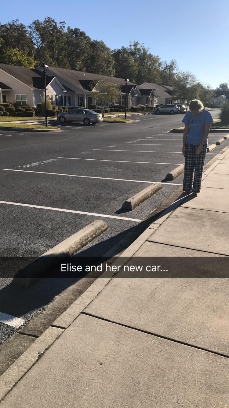 My little sister bought a car and it was stolen in less than a week, her roommate sent me this