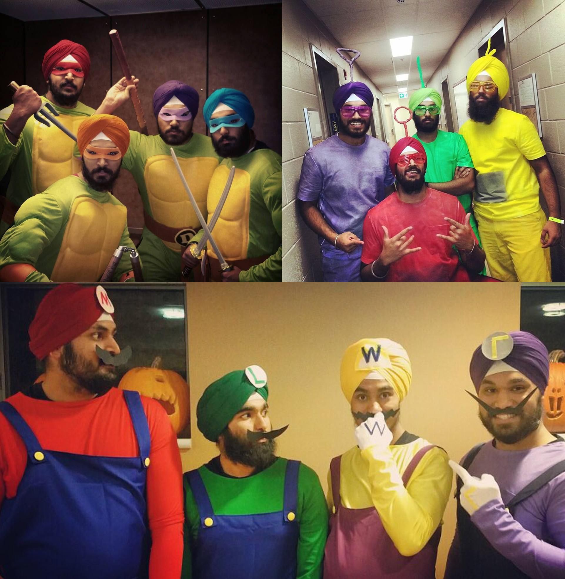 Some Sikh Halloween costumes
