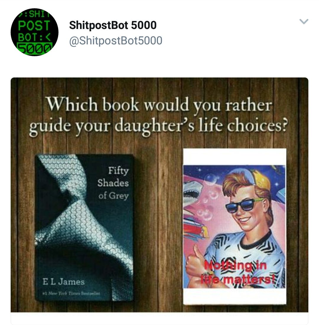 Existentialist bot strikes again