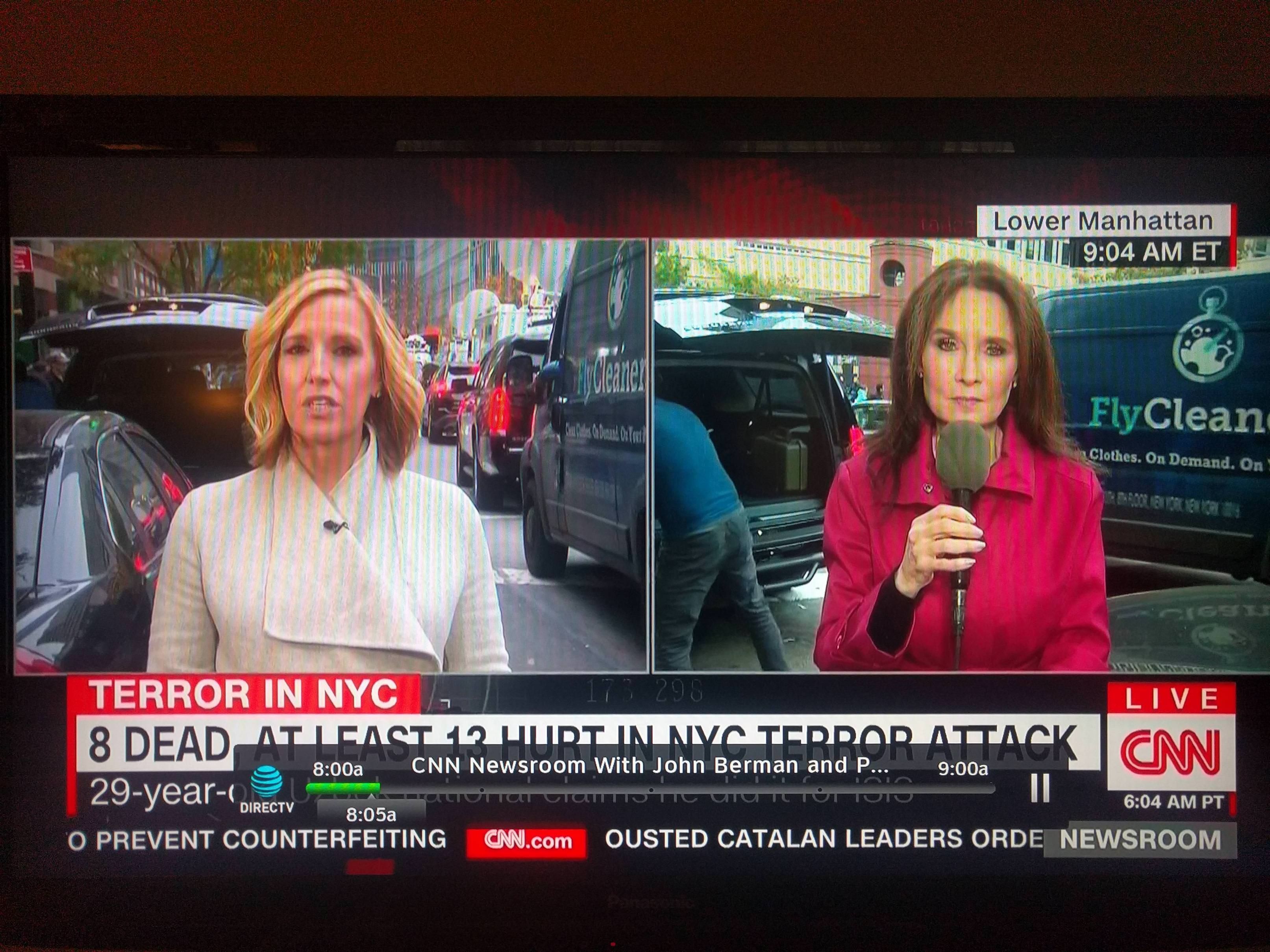CNN never misses a chance for a remote broadcast