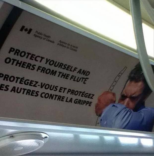 Protect yourself from the flute