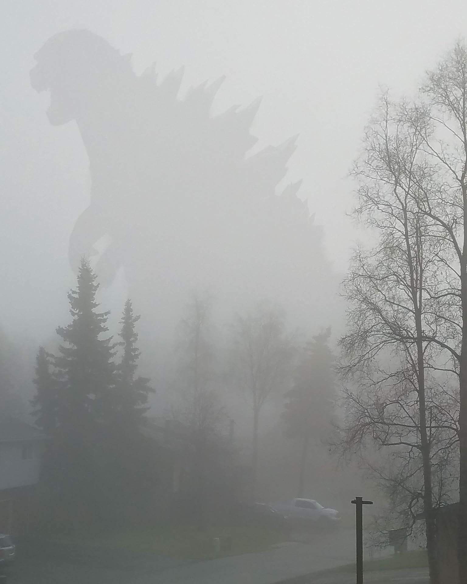 It was foggy the last 2 days. Decided to make my fear as a kid come to life.