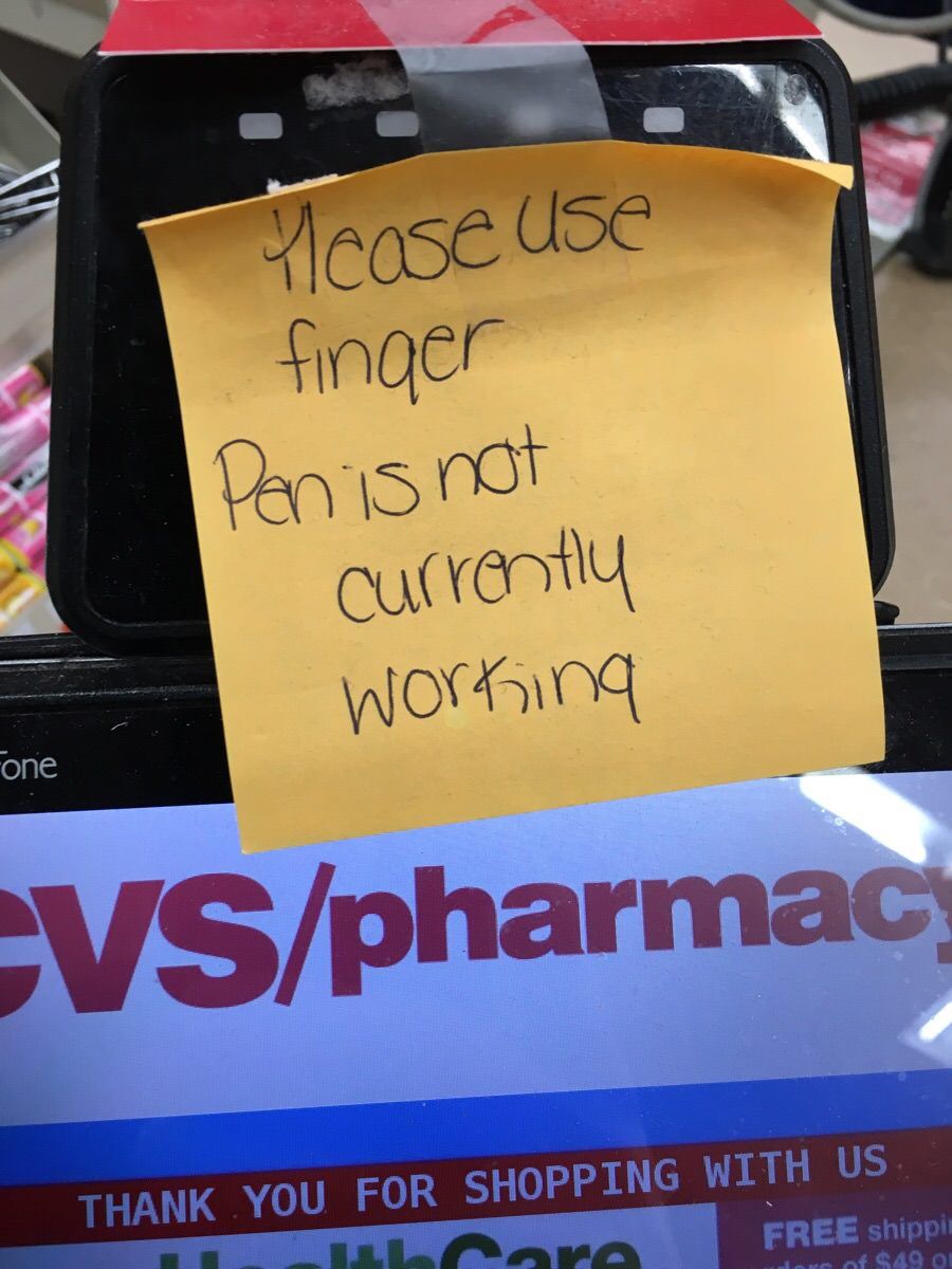 Don’t worry CVS, it happens to a lot of guys.