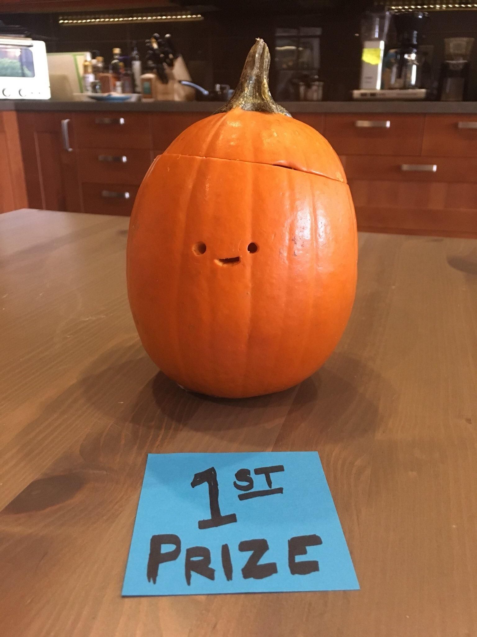 Animation company w/ top animators, this pumpkin won their carving competition