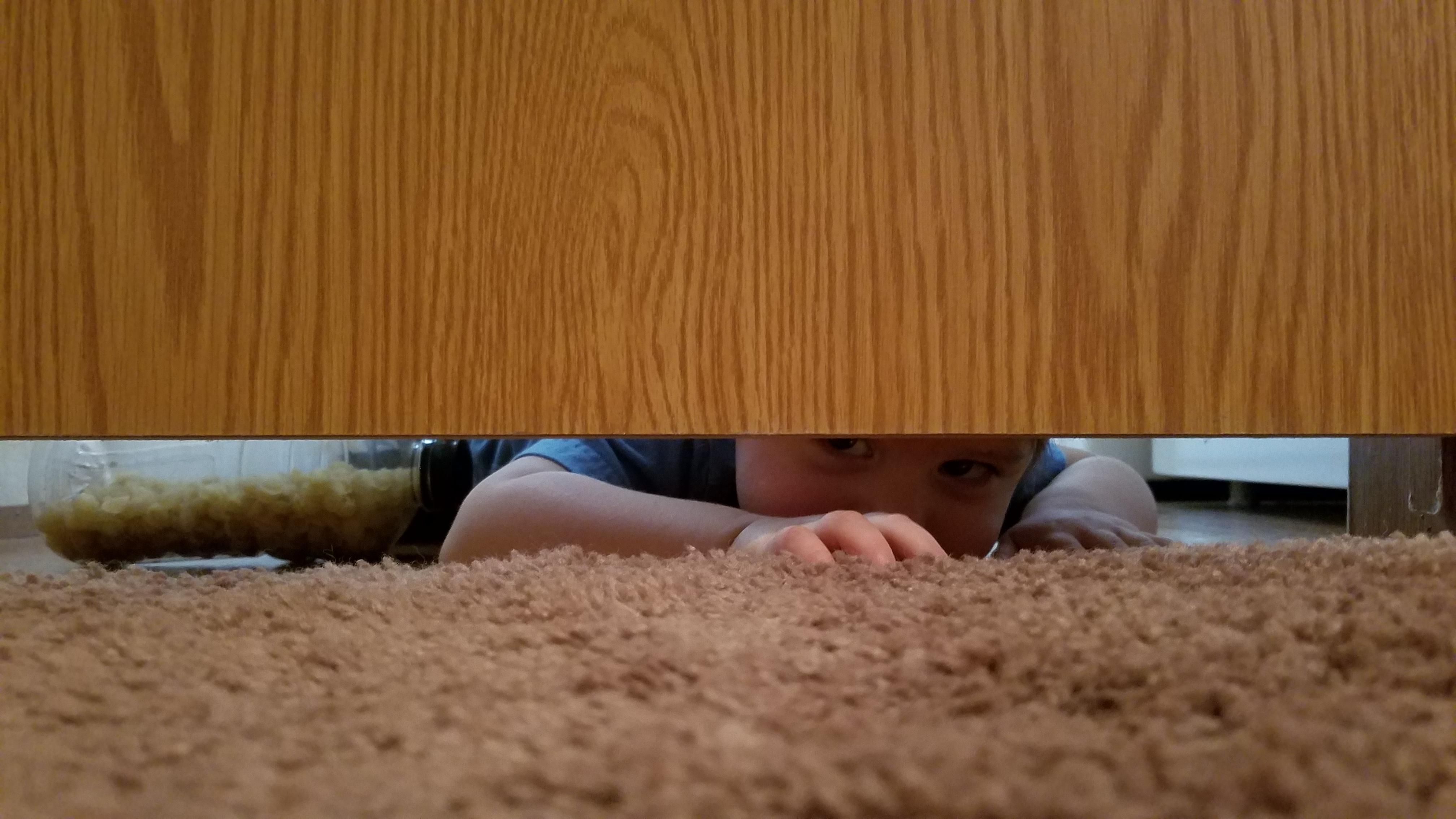 When you have a 1 year old and go in the other room