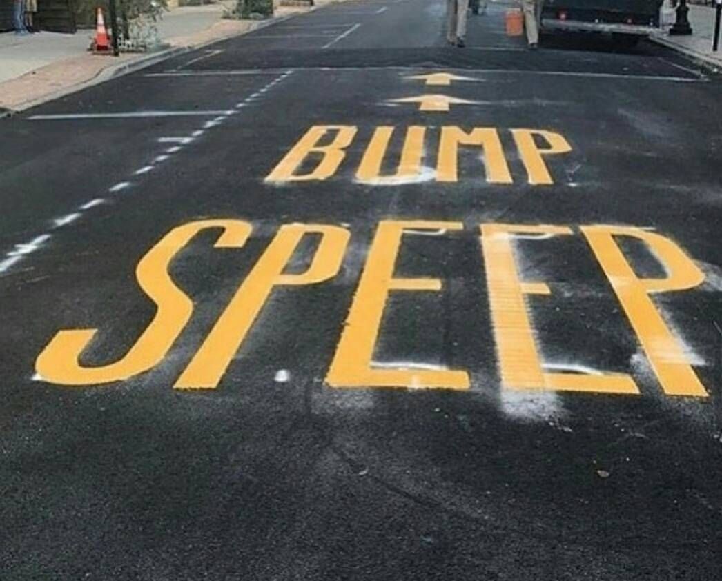 Another fine job by my local Department of Public Works.