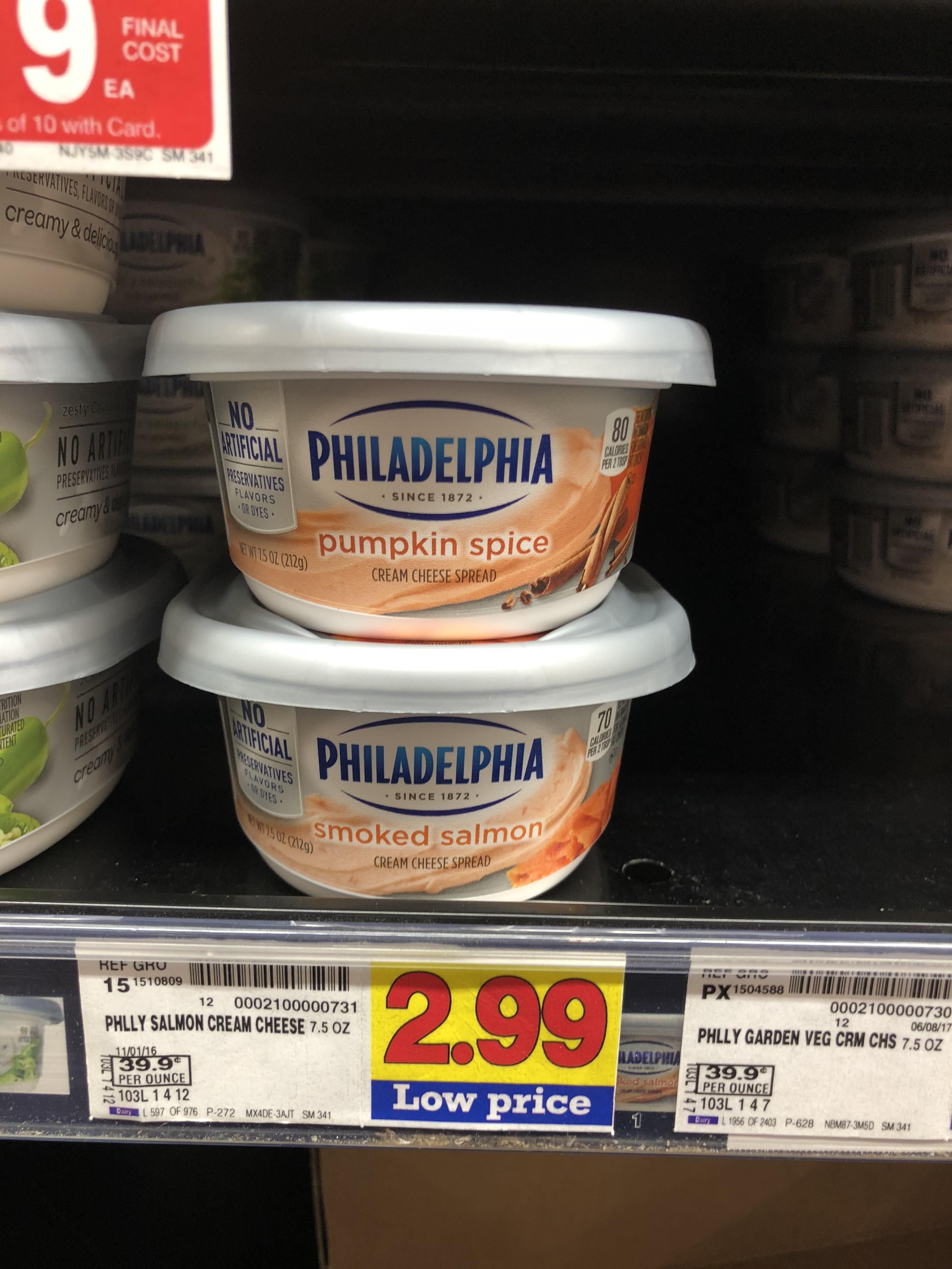 Be sure to pay attention when grabbing cream cheese this holiday season.