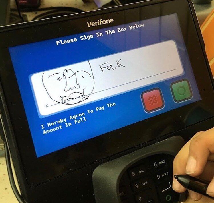 his card was declined