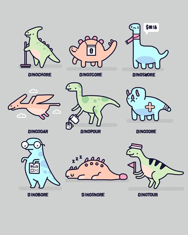 Some of these puns are dino-poor.