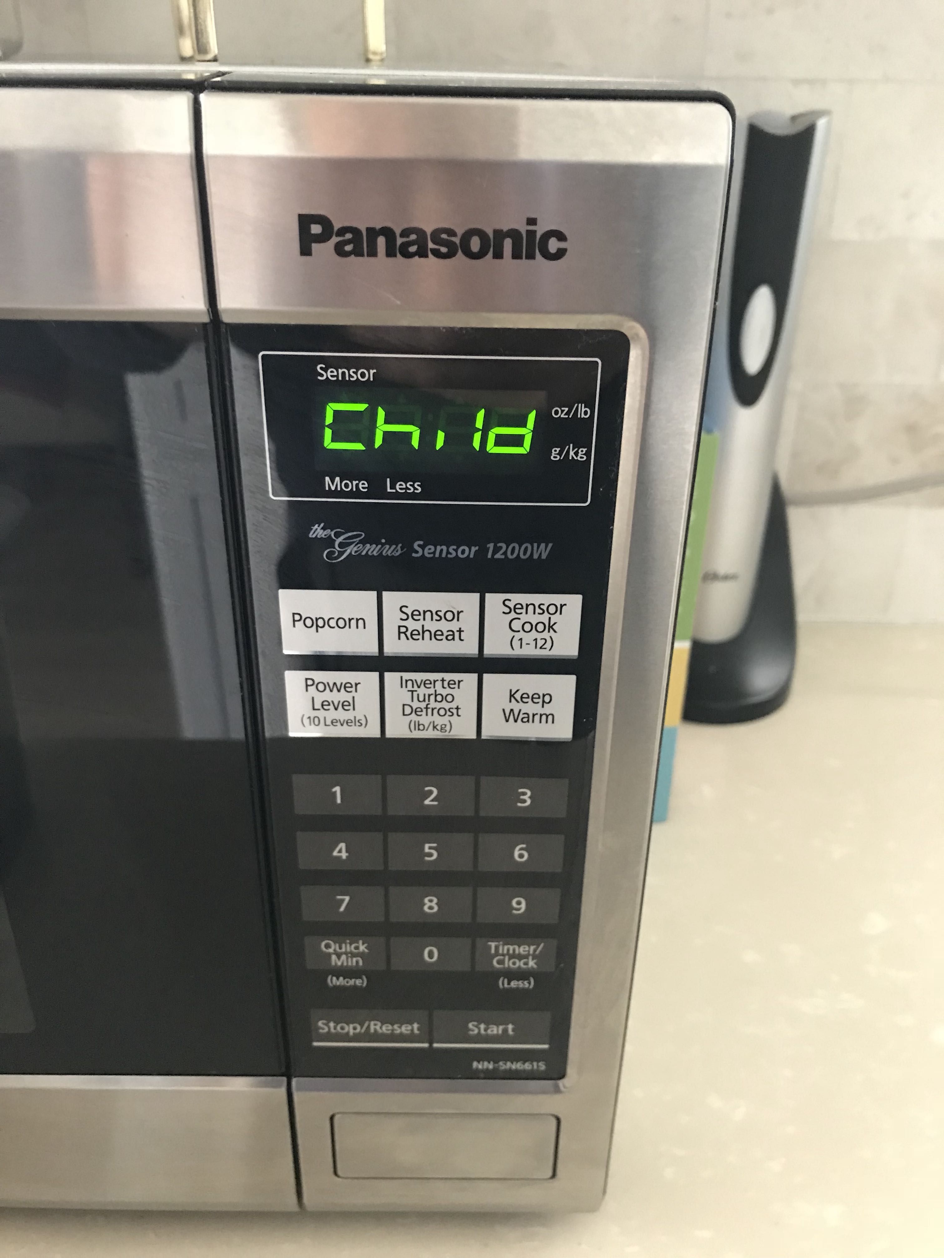 My wife casually mentioned that she forgot to take birth control this weekend... then we woke up to this on our microwave this morning