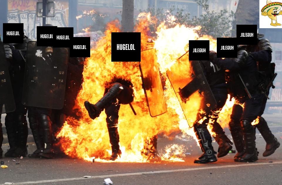 The strike goes on. The RIOTS won't end until our demands are met