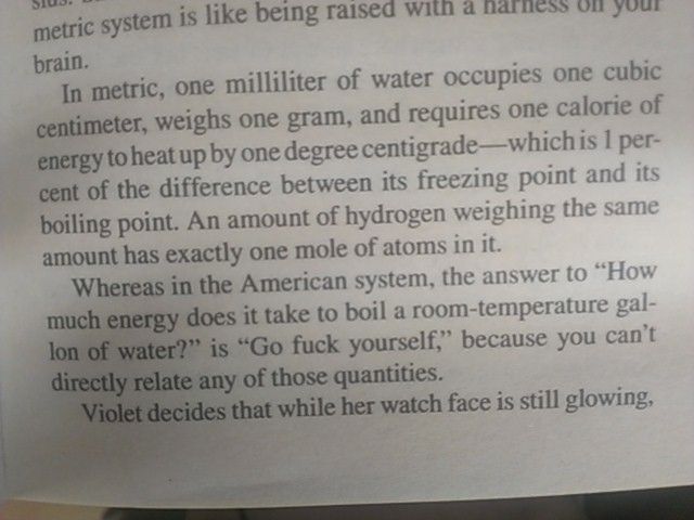 The metric vs the imperial system