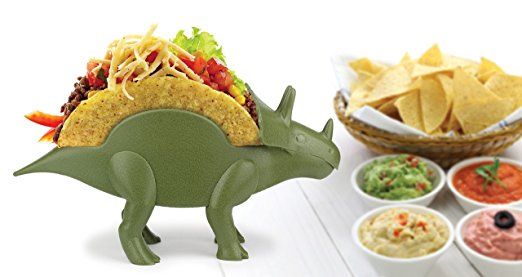 Sure you can live without a triceratops taco holder... But DO you want to???