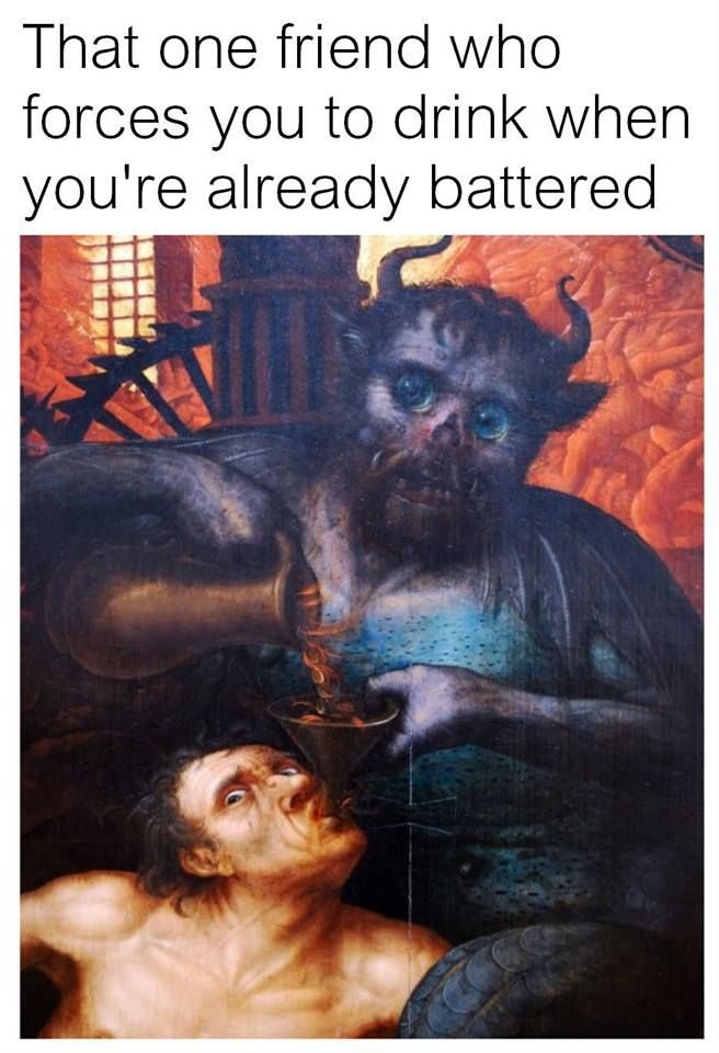 Jokes on him - just puke in his general direction.