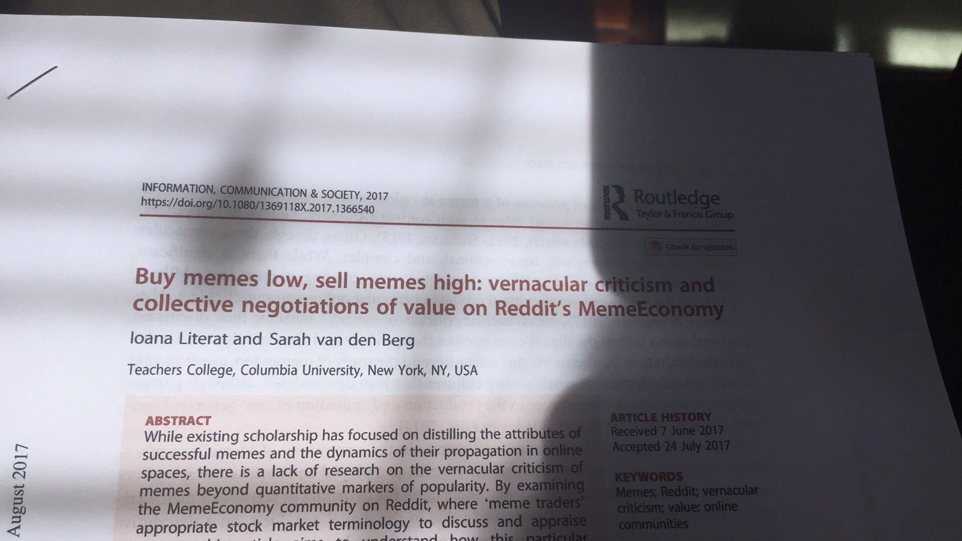 interesting read