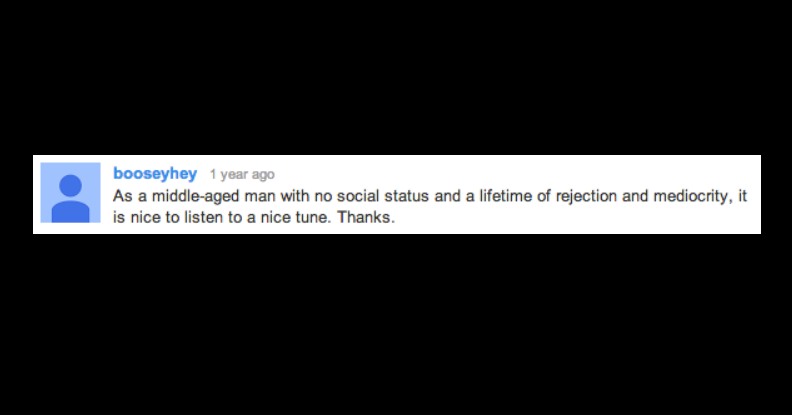 every night i read youtube reactions for two hours and then i cry and go to sleep
