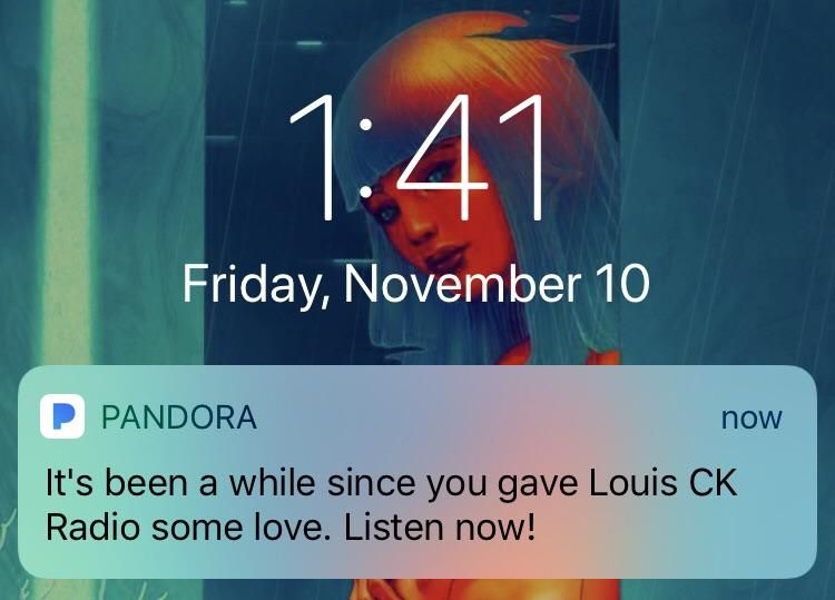 Listen Pandora, now is not the time.