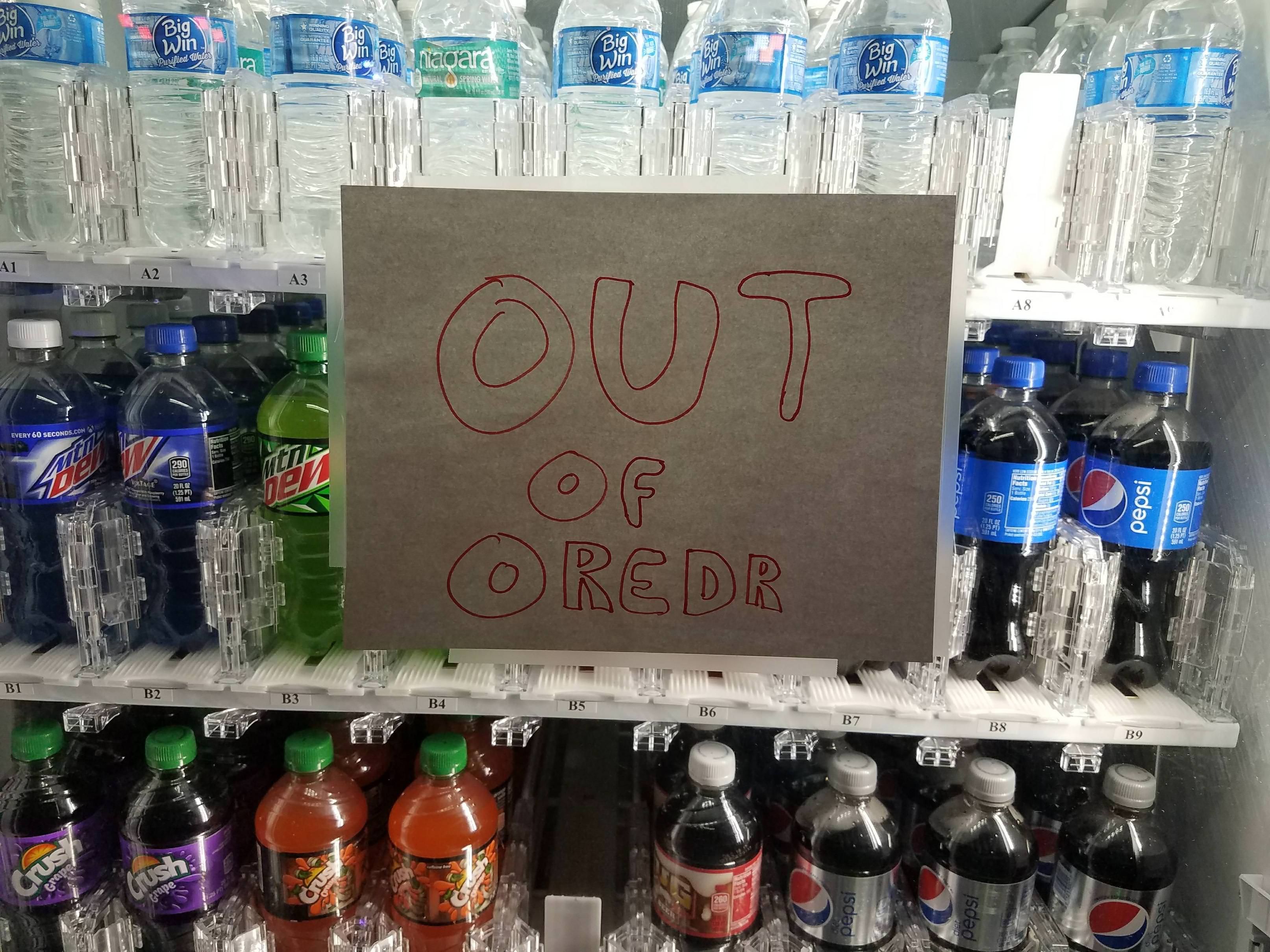 When your out of order sign is out of order...