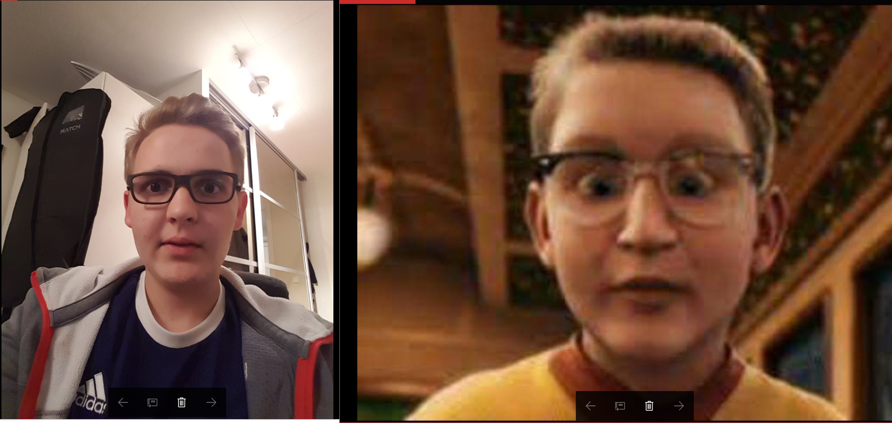 Some friends told me I looked like the kid from the polar express.