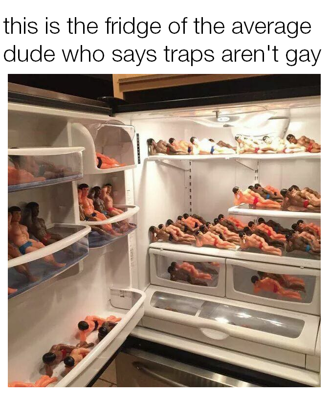 traps are gay meme