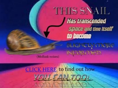 Impressive for a mere snail