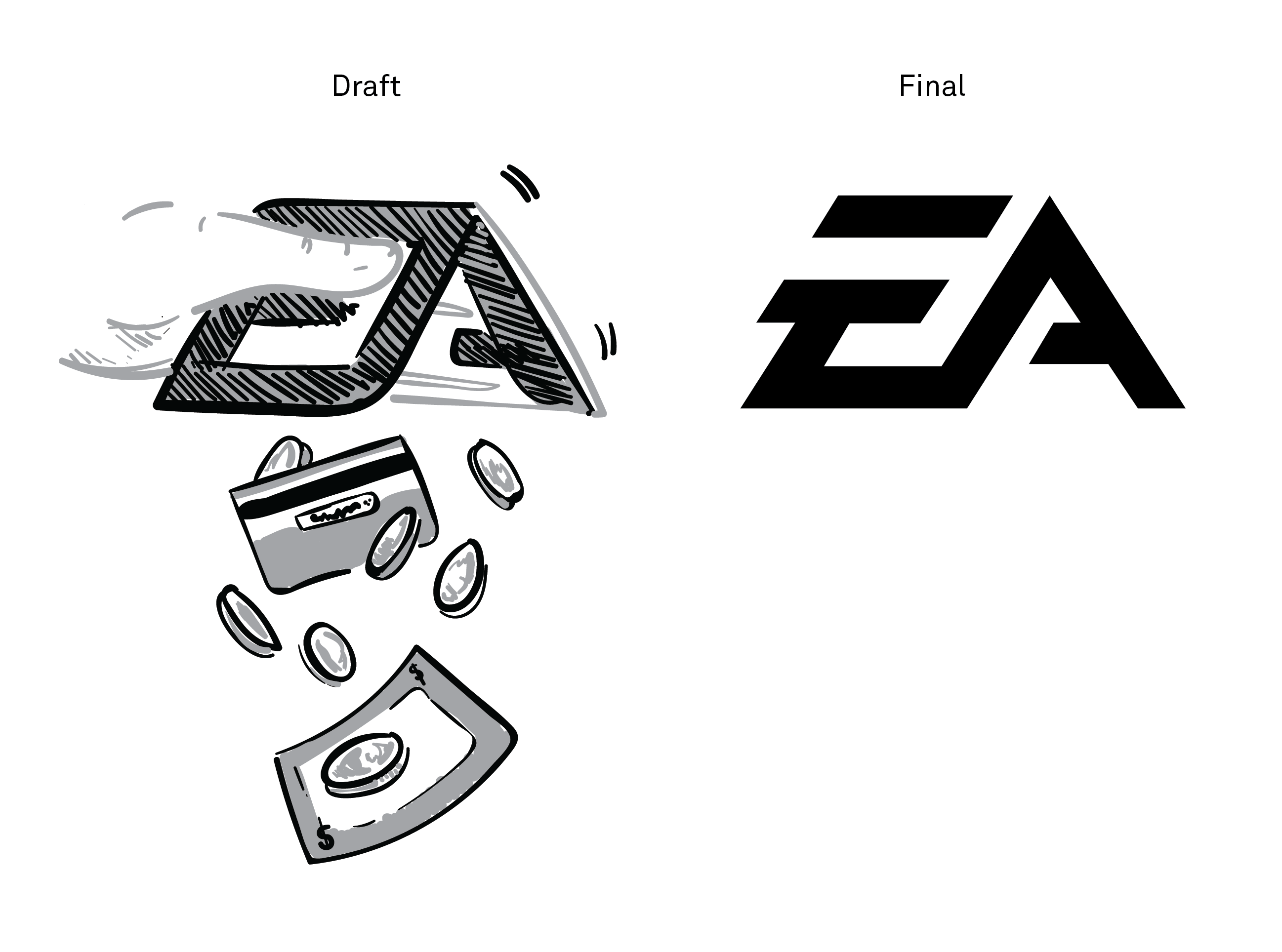 EA logo design