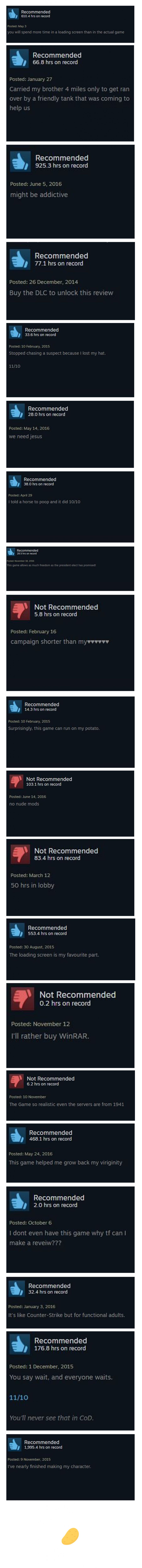 20 Hilarious Steam Reviews [ 80+ more in the comment]