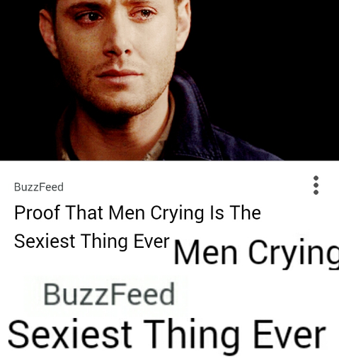 I also have a boner when my gf cries, relatable