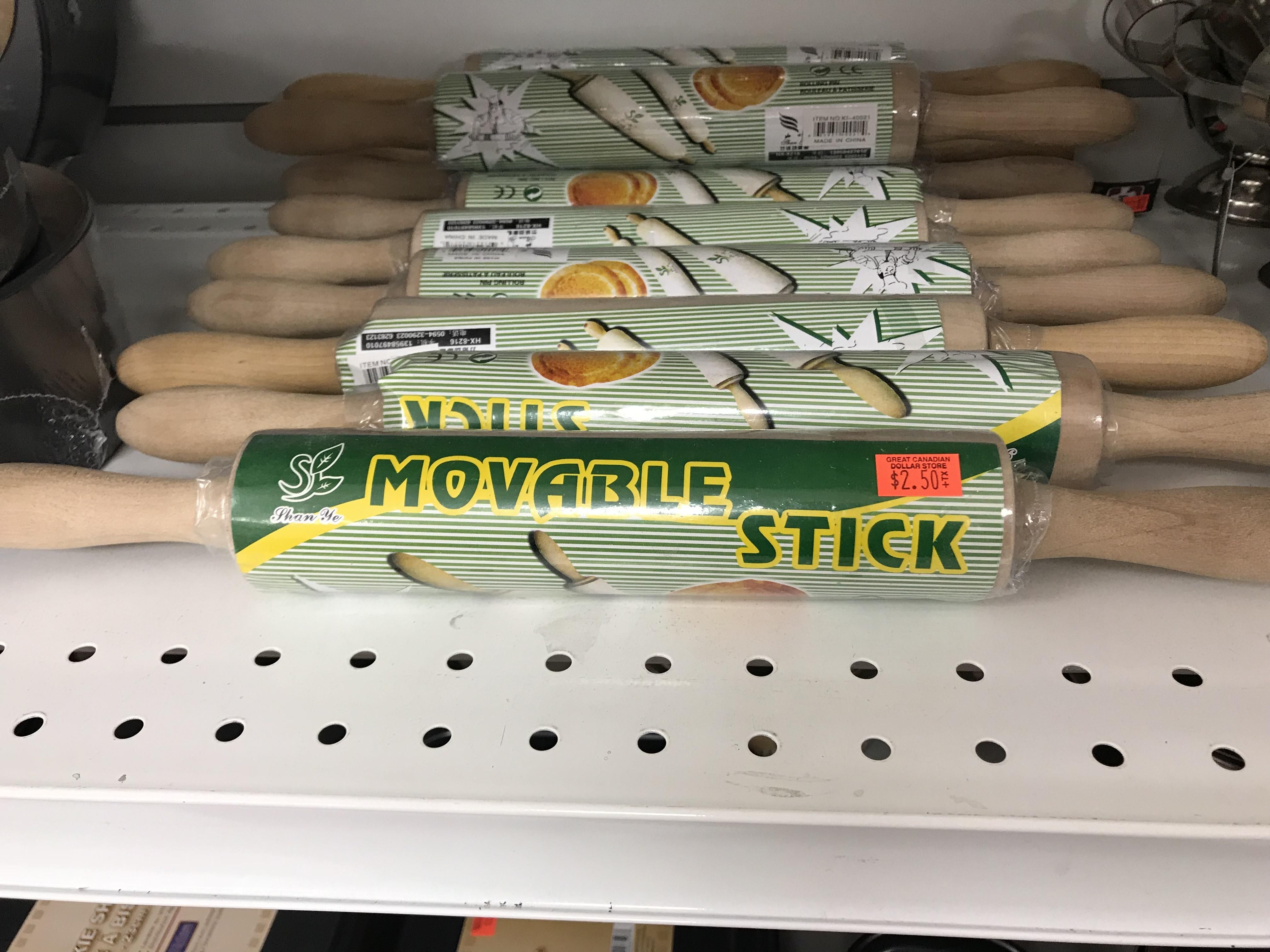 In Canada we don’t have rolling pins, we have.....