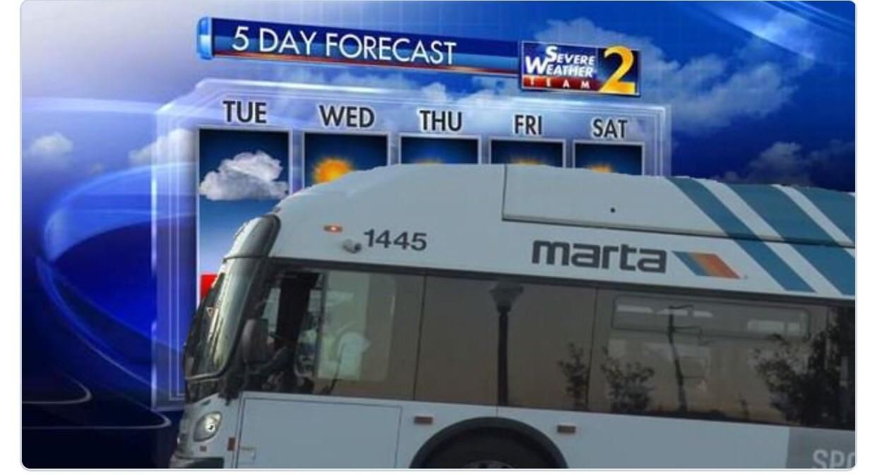 Atlanta's 5 day forecast