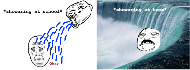 That sweet, sweet water pressure