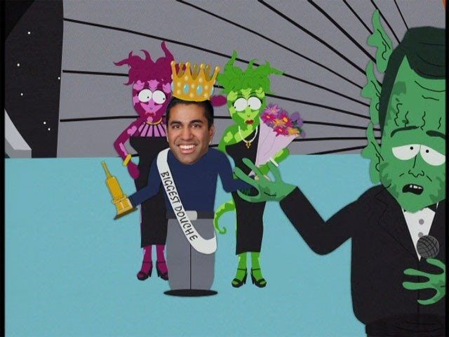 The biggest douche in the universe