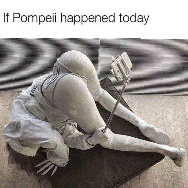If Pompei happened today.