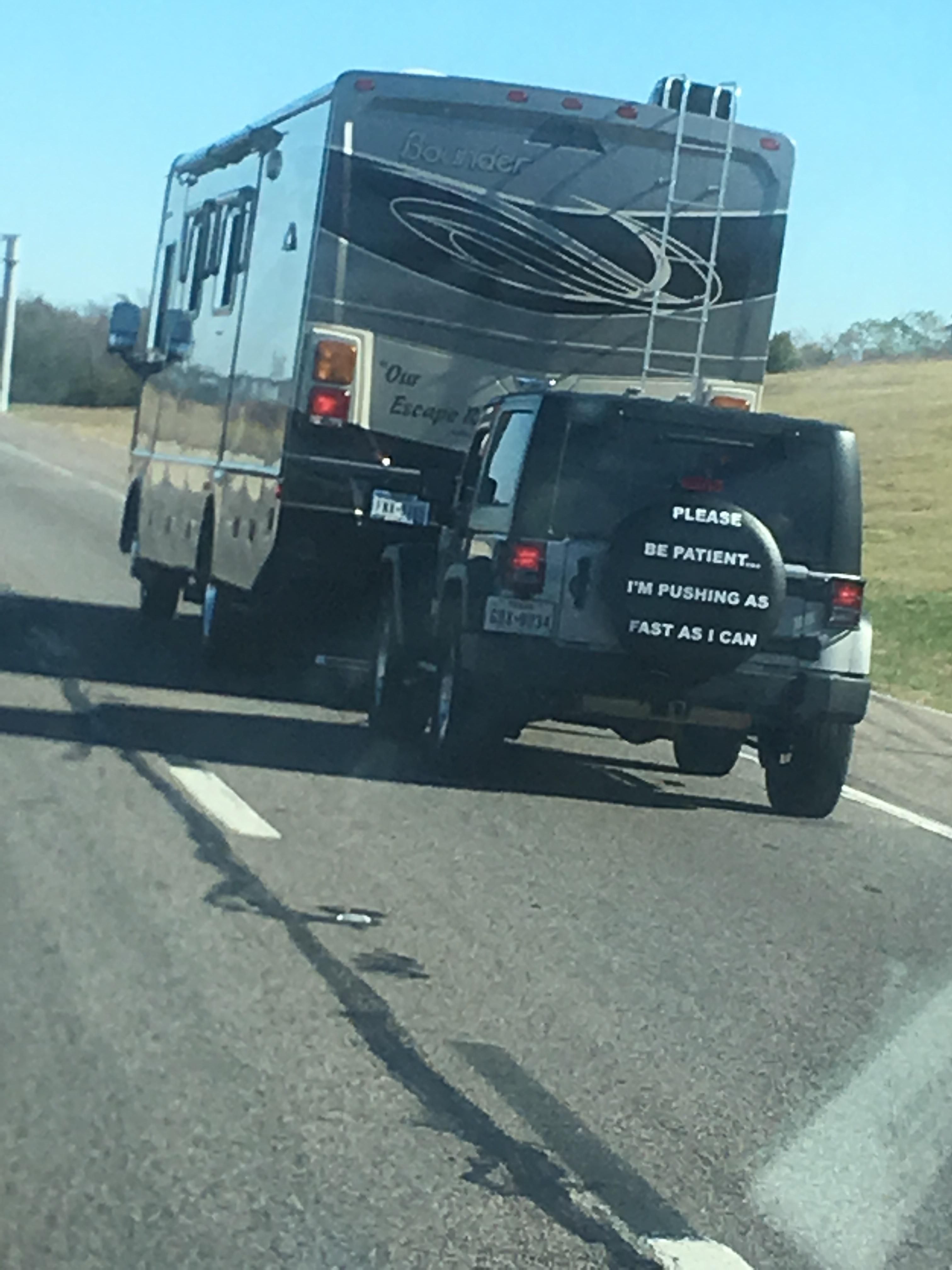 Saw this driving