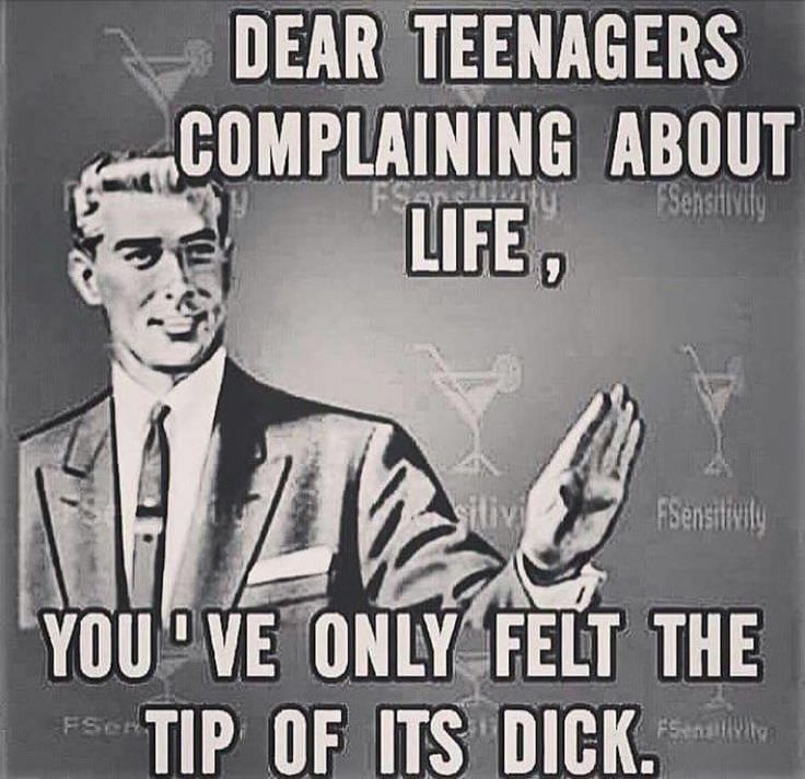 Dear Teenagers...