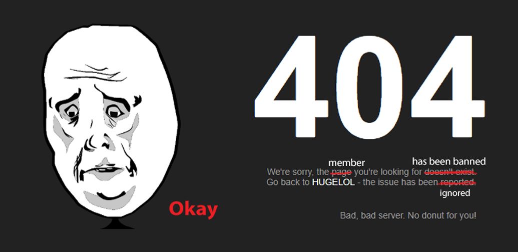 HL's actual 404 page