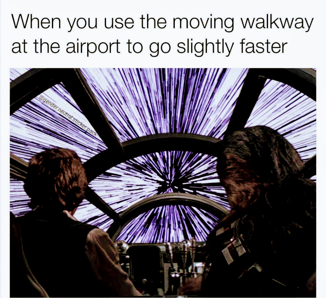 Every time in the airport