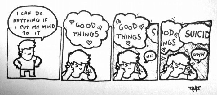 think positive.