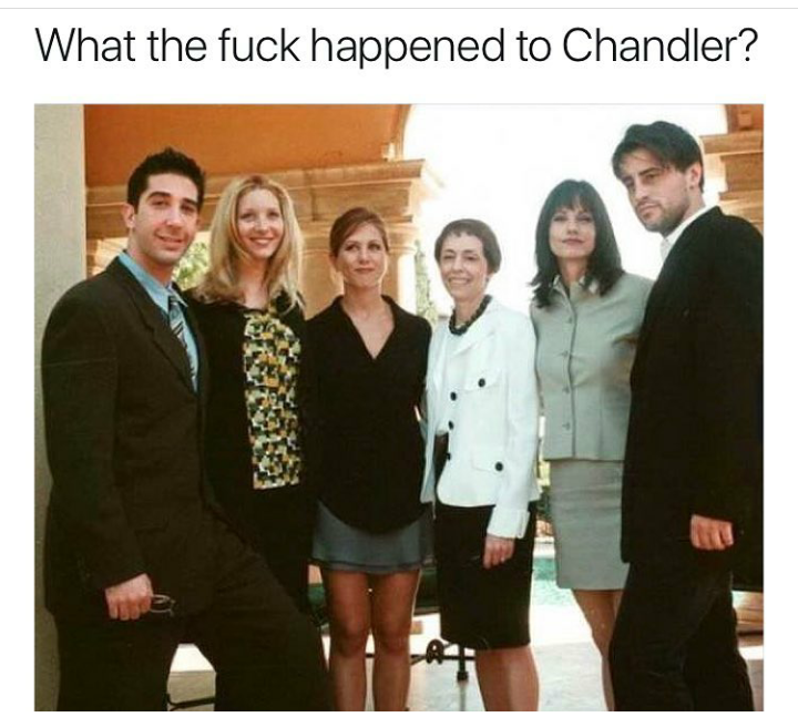 Dafuq happened to Chandler??