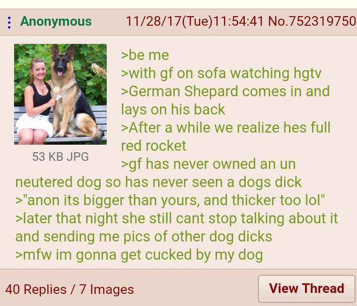 Anon gets cucked