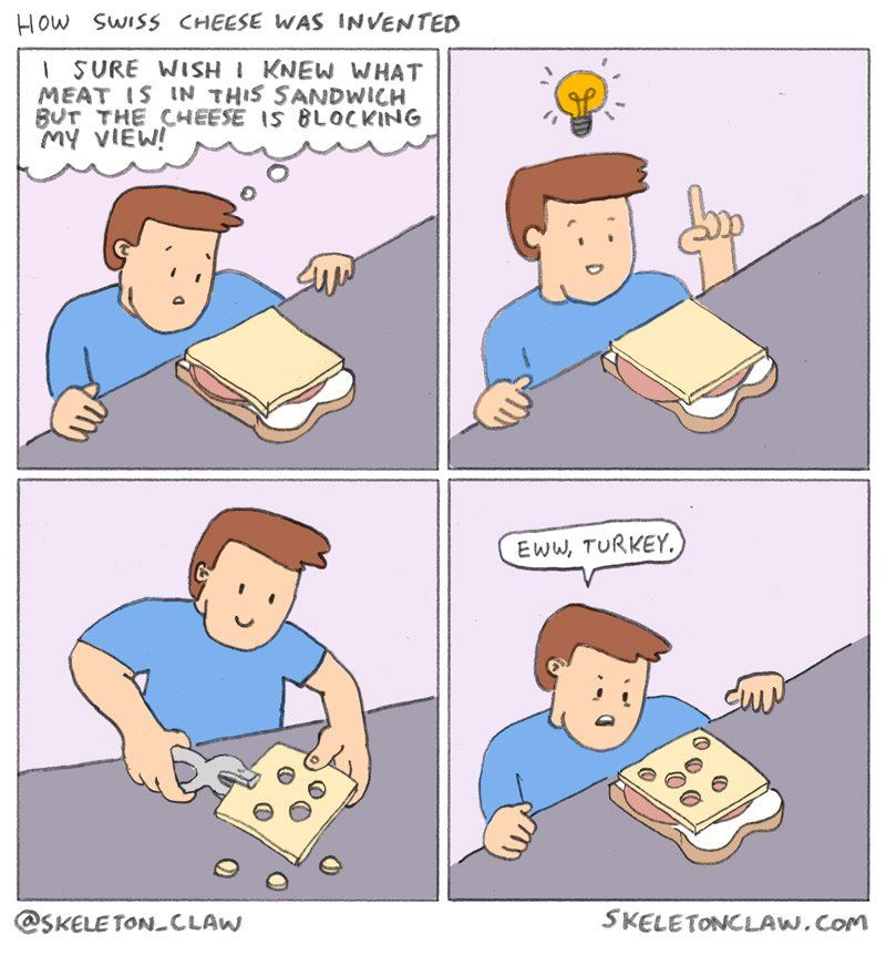 How Swiss Cheese Was Invented