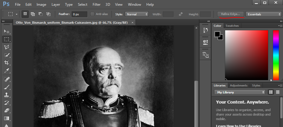 Photoshop has a tool for making HDL posts...
