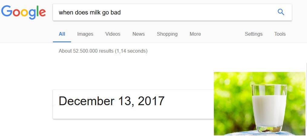 oh shit, quick, drink all the milk