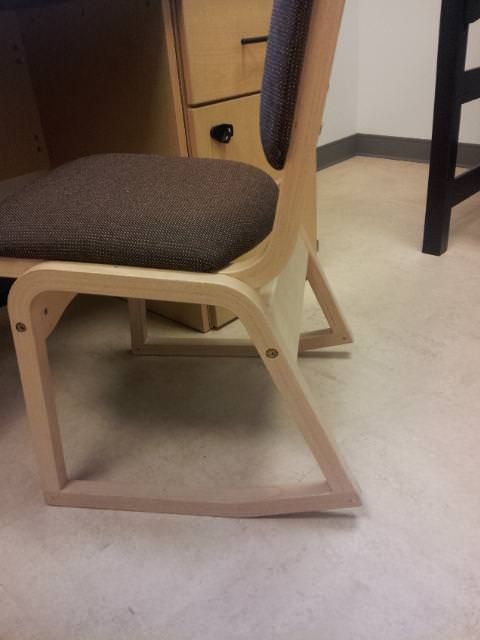 The chair that gave me a small heart attack.