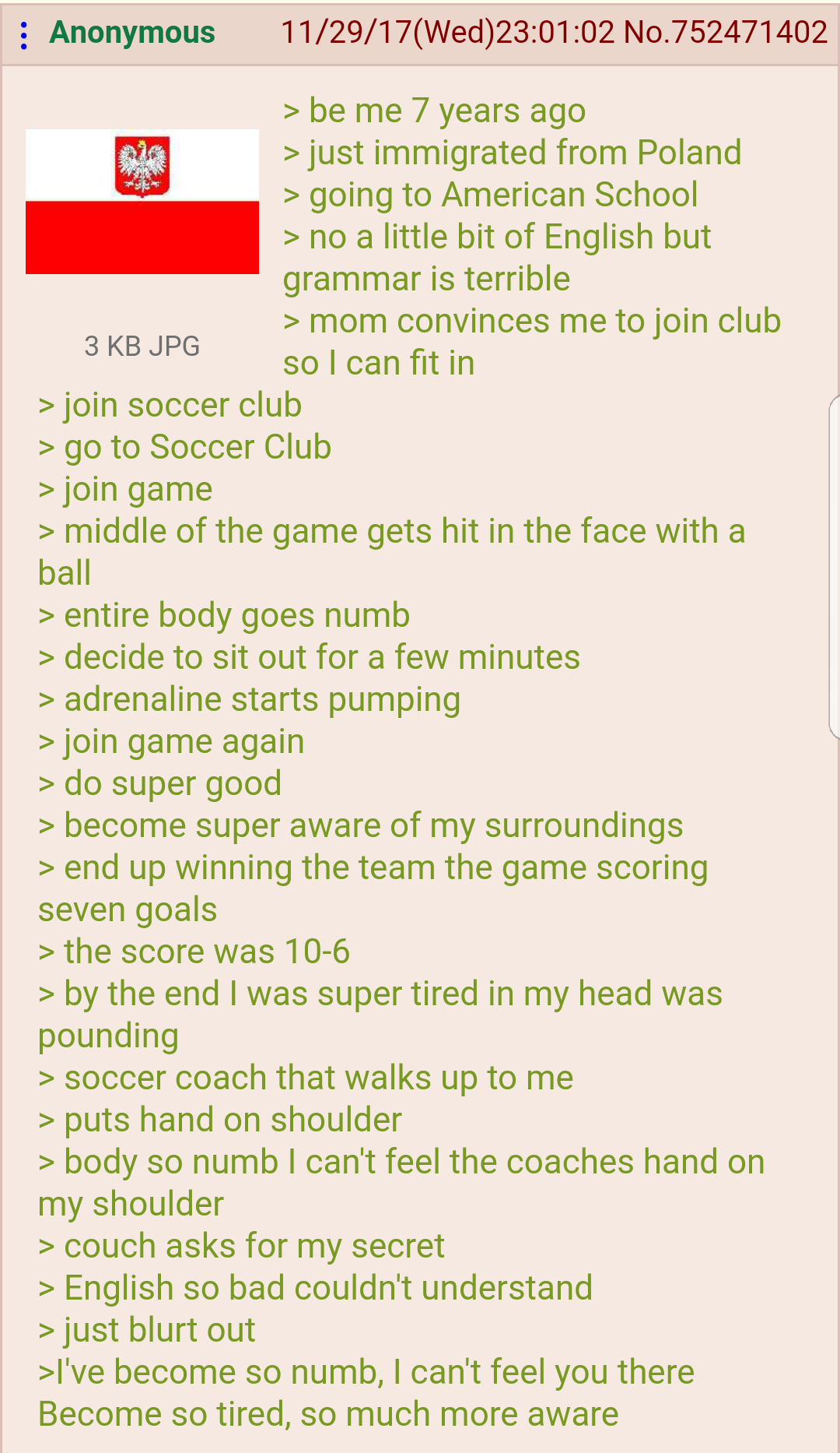 Anon is from Poland
