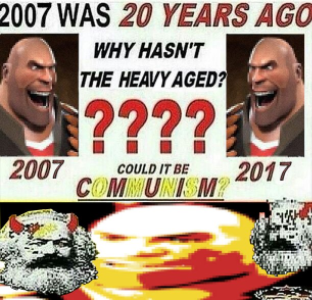 Push for communism like you would push for the cart!